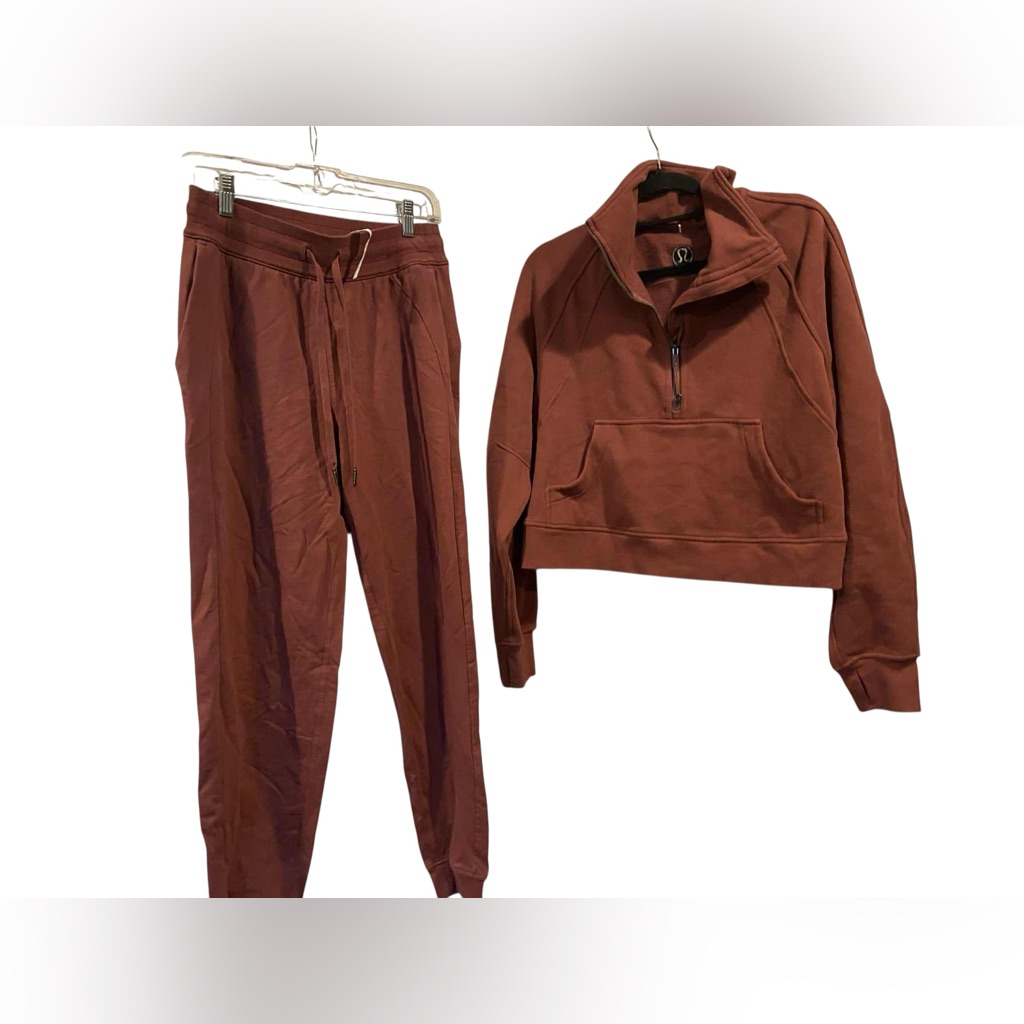 Lululemon Joggers And 1/2 Zip Pullover Size M/L